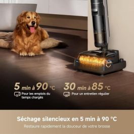 Dreame Aspiradora H15 Mix 7 en 1 con Brazo Robótico IA, Limpieza Triple Filo, 23 kPa, Lavado Cepillo y Agua 100 °C