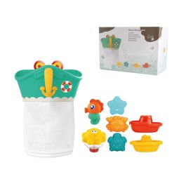 Tachan Juguetero de Baño con Accesorios: Barquitos, Moldes Animales, Caballito de Mar - Red Transpirable con Ventosas (+12 meses) Precio: 15.49999957. SKU: B19ZCKQ7DS