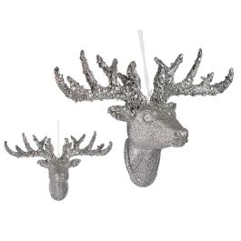 Cabeza Reno Colgar Plata Krist+ (24 Unidades) Precio: 126.79000004. SKU: B17KNZ6SB5