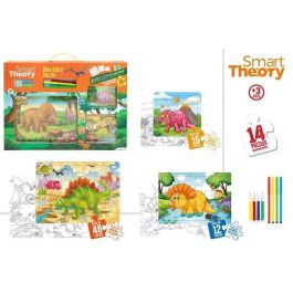 Puzzle Dinosaurio Smart Theory 14 puzzles diferentes incluye rotuladores de colores. Precio: 9.9583. SKU: B1BSQGW68F