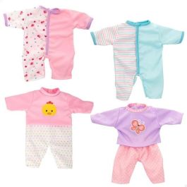 Ropa muñeco set con 4 trajes. 42 cm