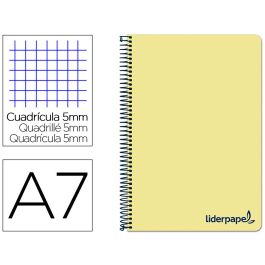 Cuaderno Espiral Liderpapel A7 Micro Wonder Tapa Plastico 100H 90 gr Cuadro 5 mm 4 Bandas Color Amarillo Precio: 2.78999985. SKU: B1GKPCKGWN