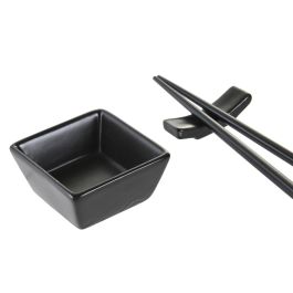 Set de Sushi DKD Home Decor Natural Negro Bambú Gres Oriental Set de Sushi DKD Home Decor Natural Negro Bambú Gres Oriental