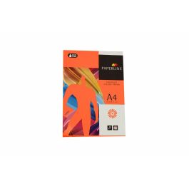 Fabrisa papel din a4 80 gr inkjet/láser paquete 500h color naranja (saffron)