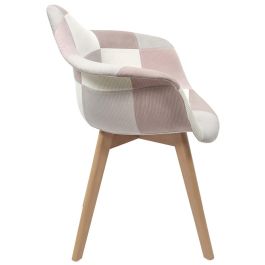 Silla Butaca Patchwork Rosa Home Deco Factory