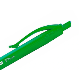 Milan Boligrafo P1 Retractil Touch Verde 1 mm