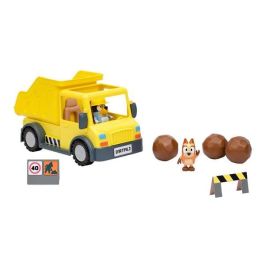 Camion bluey dump truck. incluye una figura de bingo manchada de barro y una de bluey con casco. Camion bluey dump truck. incluye una figura de bingo manchada de barro y una de bluey con casco.