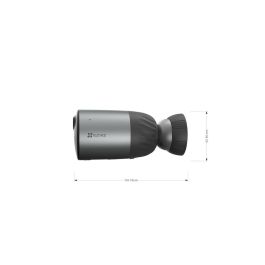 Ezviz EZV1702308991283 Cámara de Seguridad BC1C 4MP con Panel Solar, Batería 8 Meses, Detección Humana, Visión Nocturna