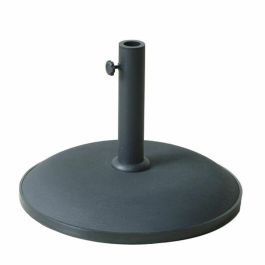 Marbueno Base Sombrilla Redonda Cemento 50x37 cm 25KG Negro Jardin, Piscina y Terraza 10452