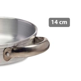 Kinvara Sarten Aluminio Con Asas 14 cm para Gas y Horno