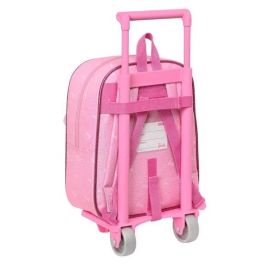 Mochila Escolar con Ruedas Barbie Girl Rosa 22 x 27 x 10 cm Mochila Escolar con Ruedas Barbie Girl Rosa 22 x 27 x 10 cm