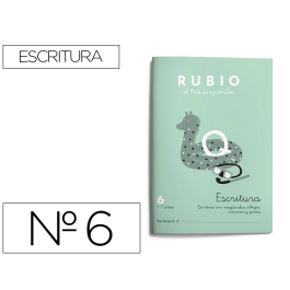 Rubio Cuaderno Caligrafía Nº 6 Certificado FSC 15x213x155 mm Precio: 11.78999952. SKU: B13G28QCGH