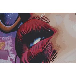 DKD Home Decor Cuadro Moderno Urban Multicolor 3.5 x 80 x 80 cm (2 Unidades)