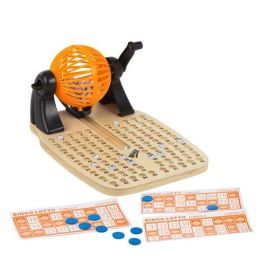 Juego bingo de madera con 90 numeros