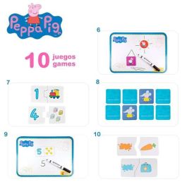 Escritorio de actividades con 10 juegos - Peppa Pig Super escritorio - Edu juegos - LISCIANI