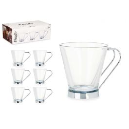 Taza Vidrio Con Asa Metal 140 Ml Cortado Vivalto 10X8CM (72 Unidades) Precio: 62.50000053. SKU: B14J7XTJCH