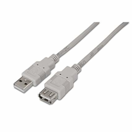 Cable Alargador USB 2.0 Aisens A101-0013/ USB Macho - USB Hembra/ Hasta 2.5W/ 60Mbps/ 1.8m/ Beige Precio: 0.95000004. SKU: B19WJBMRC9