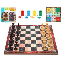 Juegos De Mesa Ajedrez Y Parchís 40x40 cm Madera 1 Set Precio: 10.69000031. SKU: S1123586