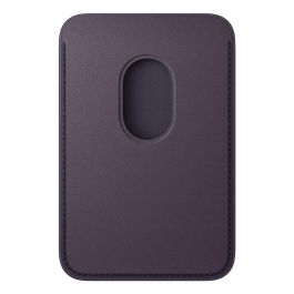 Apple iPhone Cartera de Tejido Fino con MagSafe MGH84ZMA - Morado Medianoche