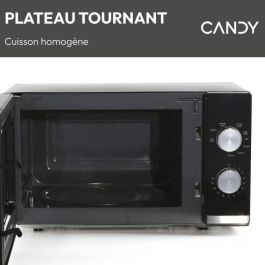 Candy CMG20TNMB Microondas Grill 20L, 700W Microondas y 900W Grill, Control Mecánico, Función Descongelación por Peso Candy CMG20TNMB Microondas Grill 20L, 700W Microondas y 900W Grill, Control Mecánico, Función Descongelación por Peso