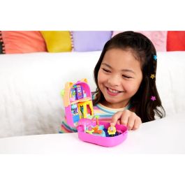 Mattel JCB17 Polly Pocket - Juego de Viaje con Accesorios - Vacaciones al Sol
