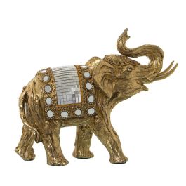 Figura Decorativa Alexandra House Living Dorado Plástico Elefante 11 x 23 x 19 cm Precio: 40.88999948. SKU: B1BJZ543EQ