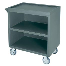 CAMBRO - BC330-131 - Carro de servicio robusto de fondo cerrado con 4 ruedas giratorias y baldas de 69 x 46,5 cm - 84,5 x 51 x 88 cm - Gris Precio: 1059.50000035. SKU: B18GRSQWNS
