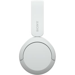 Sony WH-CH520 Auriculares Inalámbricos Bluetooth con Micrófono, hasta 50h Batería, Conectividad Multipunto, DSEE, Sonido Optimizado, Blancos