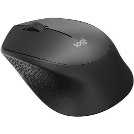 Logitech M330 Silent Plus Ratón Óptico Inalámbrico Silencioso, 1000 dpi, USB 2.4GHz, Ergonómico, 24 Meses Batería, Negro