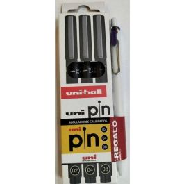 Rotulador Calibrado Uni-Ball Pin Manga Bolsas De 3 (0,2 - 0,4 - 0,8 Mm) Rotulador Calibrado Uni-Ball Pin Manga Bolsas De 3 (0,2 - 0,4 - 0,8 Mm) Precio: 5.50000055. SKU: B1FH8CWLRV
