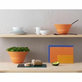 Bodum GOB0699965464592 - Juego de 2 Cuencos de 3 L y 4,9 L con Cubiertos para Ensalada - Color Bellini Naranja Topee