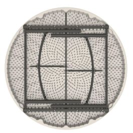 Mesa auxiliar Lifetime Crema 152 x 74 x 152 cm Acero Plástico