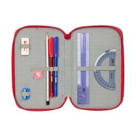 Plumier Escolar Safta Triple 37 Piezas Resistente Al Agua Sevilla F.C. 195x125x55 mm Plumier Escolar Safta Triple 37 Piezas Resistente Al Agua Sevilla F.C. 195x125x55 mm