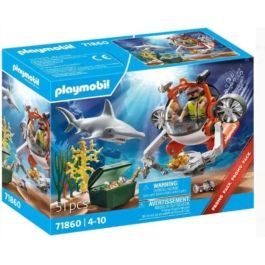 Playmobil Búsqueda del Tesoro con Submarino - Set de Juego con Capitán, Tiburón Martillo y Cofre del Tesoro - Edad +3 años Precio: 28.49999999. SKU: B1BDJEVZL7