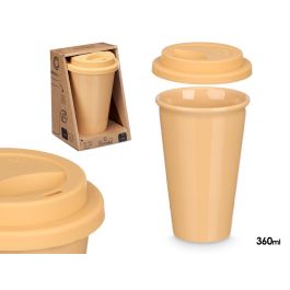 Vessia Vaso Tapa Silicona Beige 360 ml Porcelana con Silicona 11 x 15.8 x 10 cm (Set de 12) Precio: 35.50000003. SKU: B19YC5M644