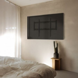 TOOQ SOPORTE FIJO PARED PANTALLAS 37"-80", NEGRO