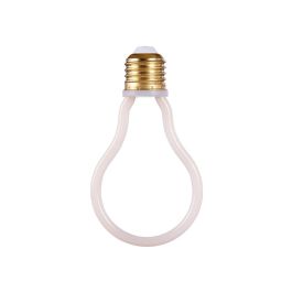 Bombilla LED Giftdecor Forma Lampara 9.5x13.5x3 cm Blanco Cristal Metal 85-265V 4w E27 2300-2700K (Set de 12)