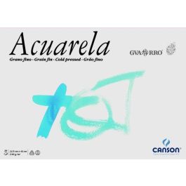 Bloc De Dibujo Guarro-Canson Acuarela Encolado Grano Fino 325 X 460 Mm 240G 20H 5 unidades Precio: 158.49999984. SKU: B12ZJ2ZLH8