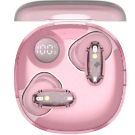 Mars Gaming MHIB2P Auriculares Bluetooth In-ear con Estuche de Carga Autonomía 24h Rosa