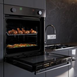 Cecotec Horno Eléctrico Bolero Hexa C126400 Glass Black 80 L 2800 W Clase A