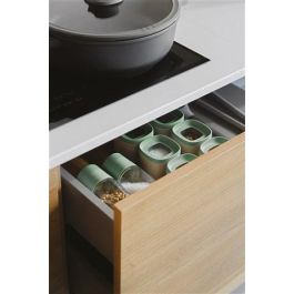 Berghoff Molinillos de Sal y Pimienta BALANCE LEO - Juego de 2, Mecanismo de Cerámica Ajustable, Plásticos Reciclados
