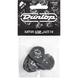 Pack 6 Púas Gator Grip® Jazz Iii Pack 6 Púas Gator Grip® Jazz Iii