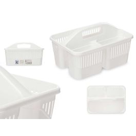 Organizador de Limpieza con Asa Blanco Arte Regal 31x18x22 cm (12 Unidades) Precio: 32.79000054. SKU: B16BNHX23V