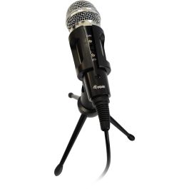 EQUIP MICROFONO SOBREMESA LIFE ONMIDIRECCIONAL JACK 3.5" CANCELACION RUIDO BOTON MUTE