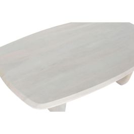 Mesa de Centro Home ESPRIT Blanco 137 x 76 x 45 cm Mesa de Centro Home ESPRIT Blanco 137 x 76 x 45 cm