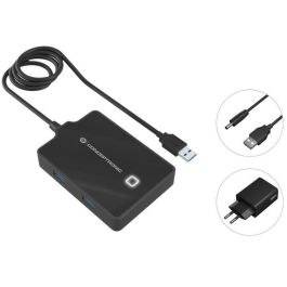 Hub USB Conceptronic 110517207101 Negro