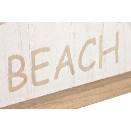 DKD Home Decor Hangzhou design 26b Cuadro Mediterraneo Blanco Natural MDF 2 x 40 x 40 cm (3 Unidades)