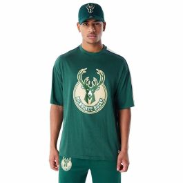 Camiseta de Manga Corta Hombre New Era NBA PANEL OS Milwaukee Bucks Verde Claro Blanco Precio: 35.50000003. SKU: B1HPQQFTNG