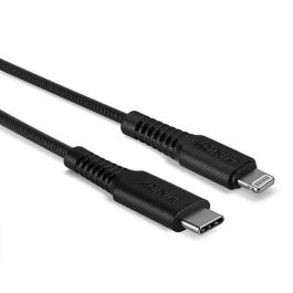 Lindy Cable Carga y Sincronización USB-C a Lightning 1m Ultra Reforzado con Fibras de Aramida, Certificado MFi Apple PD 2.0 para iPhone iPad