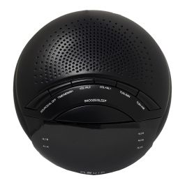 Nevir Nvr - 335Dd Radio Reloj Despertador Negro con Sintonizador AM/FM, Doble Alarma, Altavoz Integrado
